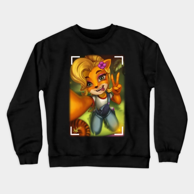 Coco Selfie Crewneck Sweatshirt by Lushie